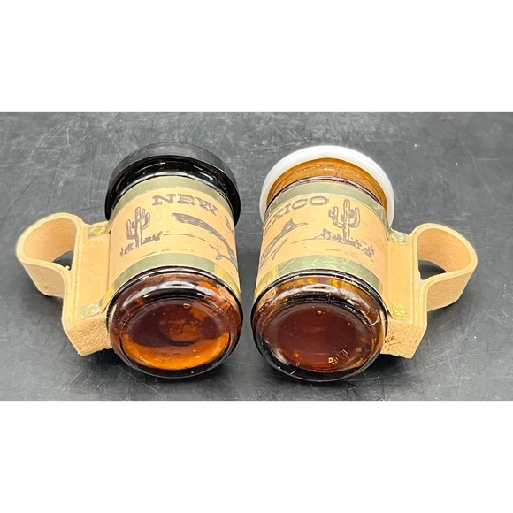 VTG New Mexico Souvenir Salt & Pepper Shakers-Road Runner- Glass Decorative - Picture 6 of 6